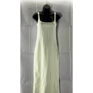 MARCELLA Women's Off White Ashley Straight-Neck Midi Tank Dress SZ XS
